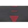 Tissu origine pour vw polo gti couleur anthracite/rouge